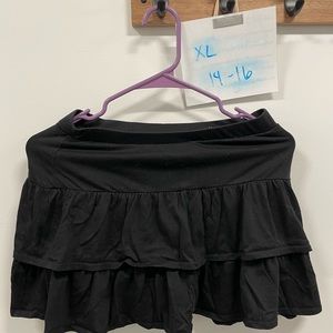 Justice ruffled skort